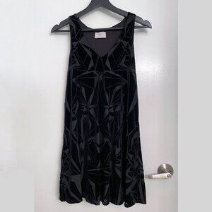 Everly Little Black Dress with Velvet Detail